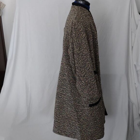 Vintage Reversible Woman's Wrap Around Wool Jacket - Picture 2 of 10